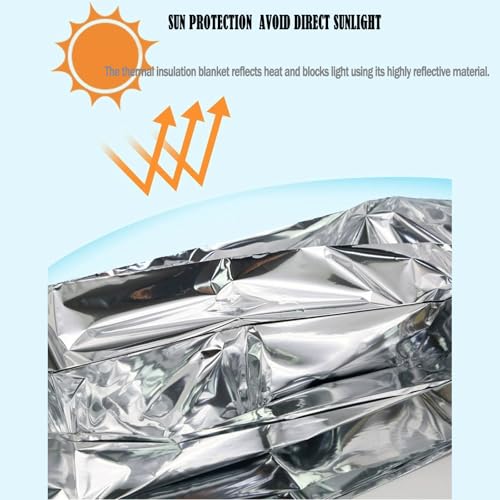 4-Pack Mylar Emergency Thermal Blankets - Waterproof - Image 5