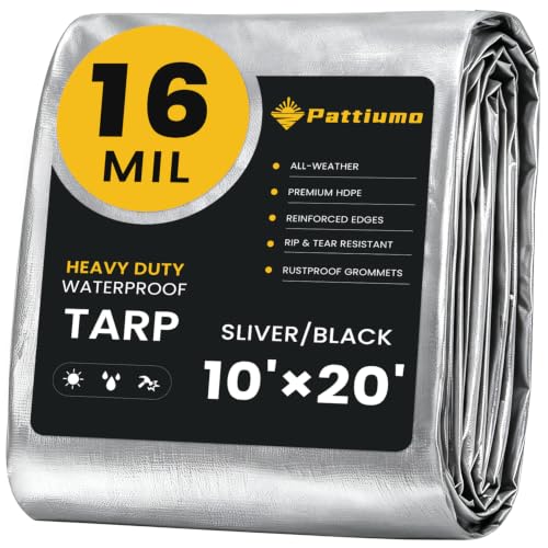 Heavy Duty Waterproof Tarp, 10 x 20 FT - Image 2