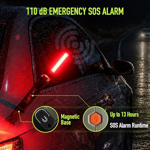 AutoManiacs All-in-1 Car Safety Tool, Solar Rechargeable - Image 6