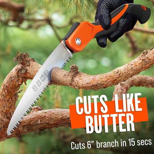 Folding Camping saw 11 Inch - Heavy Duty Pruning Saw - Image 6