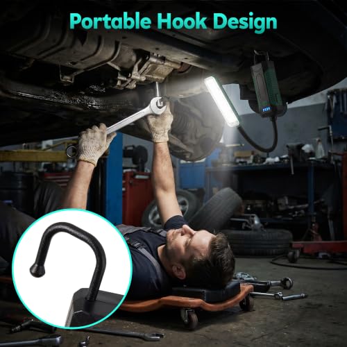 Work Light, Magnetic Work Light with Flexible Gooseneck - Image 5