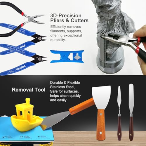82PCS 3D Printer Tool Kit with Case for Print Removal, Cleaning & Repair - Image 4