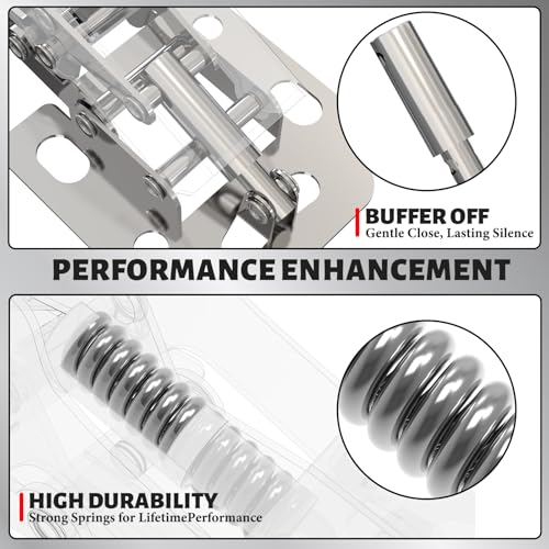 BESTEEL 24 Pack Hidden Hinges Upgrade Soft Close Surface - Image 6
