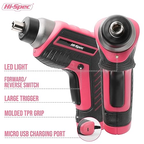 Hi-Spec 3.6V USB Electric Screwdriver for Home Repairs | Hand Tools - Image 4