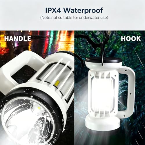 Camping Lantern,Rechargeable Handheld Flashlight & | Travel Essentials - Image 8