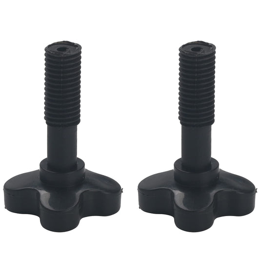 2Pcs Canopy Fixing Screw Bolt Black Plastic Screw Fittings - Image 1