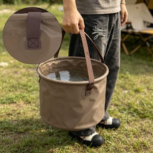 Collapsible Water Bucket, Portable Foldable Camping Bucket - Image 7