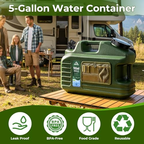 5 Gallon Water Jug with Pump, Camping Water Container - Image 5