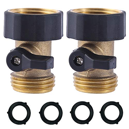 Heavy Duty Brass Shut Off Valve Garden Hose Shut Off Valve Garden - Image 2