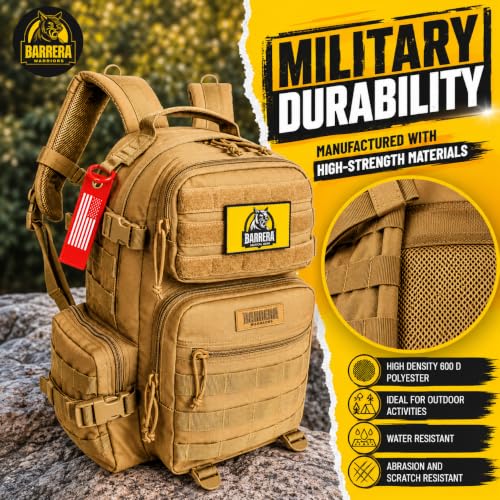 BARRERA Tactical Backpack 25L, Military MOLLE Backpack - Image 3