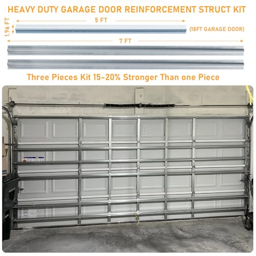 1 Set 18FT Garage Door Strut | 1.5mm 20 Gauge Steel | Comes in 2 - Image 3