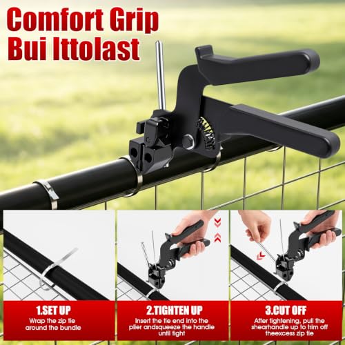 Metal Zip Tie Gun Kit, 150 PCS 304 Stainless Steel Zip Ties - Image 4
