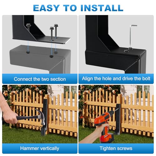 Fence Post Repair Kit, Heavy Duty Post Anchor Ground | Home Repair - Image 7