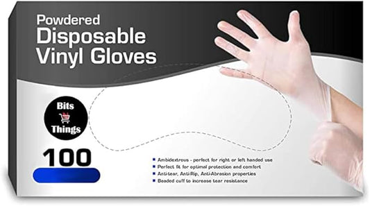 Bits N Things Disposable Gloves | 100 Count