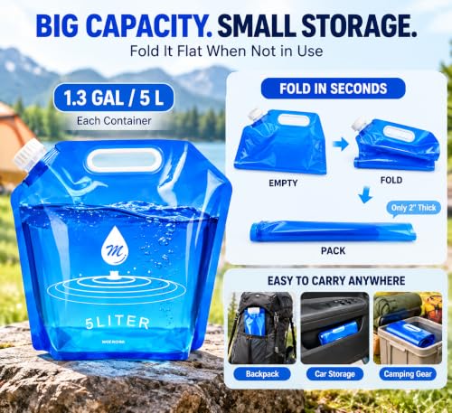 SOCATER Water Container Bags, 4 Packs BPA Free No-Leak - Image 5