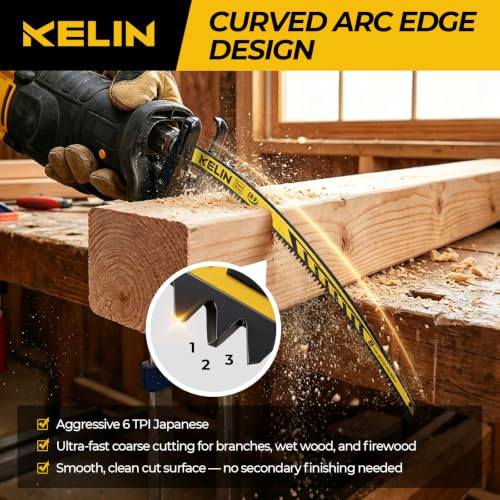 15" Pruning Blade for Reciprocating Saw,Arc Edge Japanese Saw - Image 5
