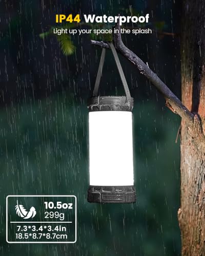 Glocusent LED Rechargeable Camping Lantern, Camping Light - Image 6