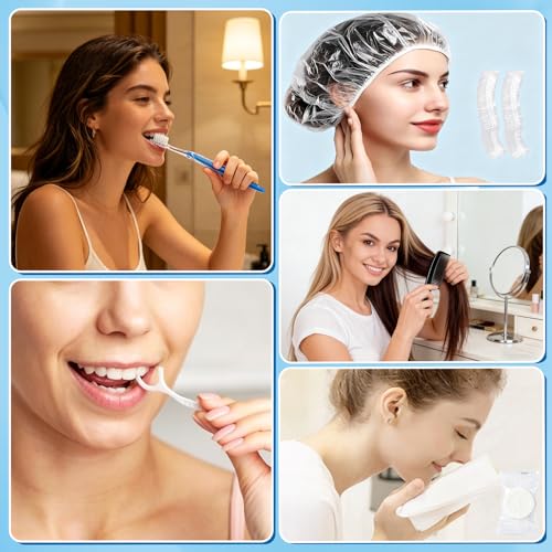 6 Sets Personal Hygiene Kit Bulk, Disposable Toothbrushes - Image 4