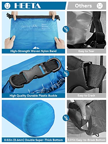 HEETA Dry Bag Waterproof Backpack with Phone Case | Travel Essentials - Image 5