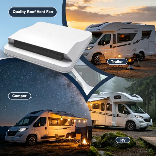 2-Pack 14 Inch RV Roof Vent Cover, No Drilling Aerodynamic - Image 8