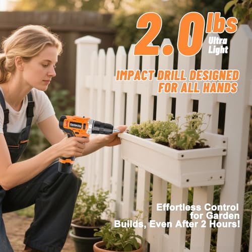 12V Cordless Electric Drill Driver Set, Powerful - Image 5