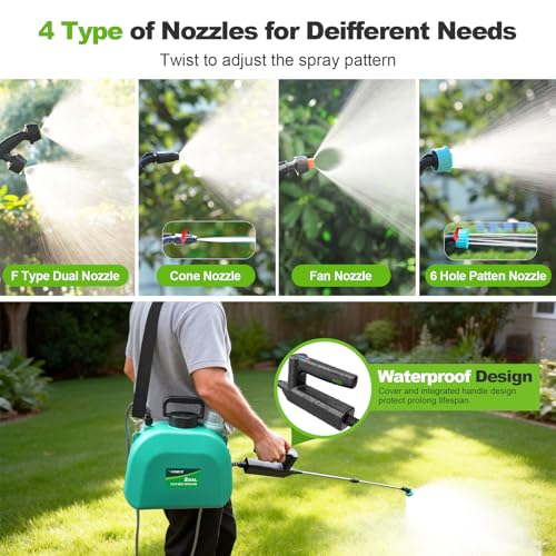 Battery Powered Sprayer 2 Gallon, Upgrade Electric Garden - Image 5