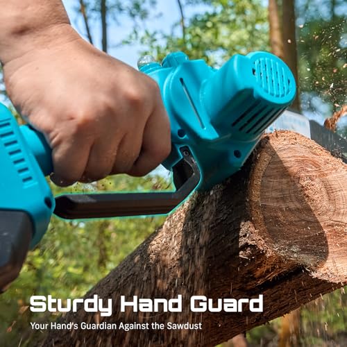 SEESII 6 Inch Mini Electric Chainsaw Cordless Battery Powered - Image 3