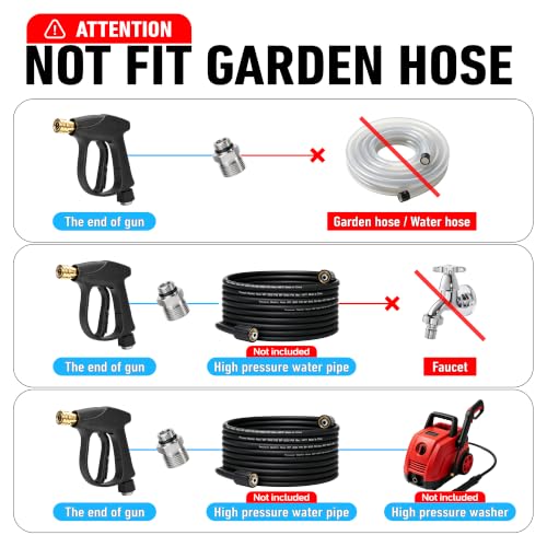 Sewer Jetter Kit for Pressure Washer 50 FT, Drain Cleaner - Image 4