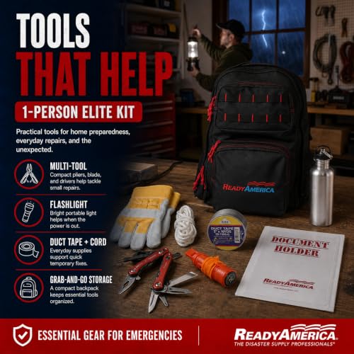 Ready America 70450 Elite 1-Person 3-Day Emergency Backpack - Image 5