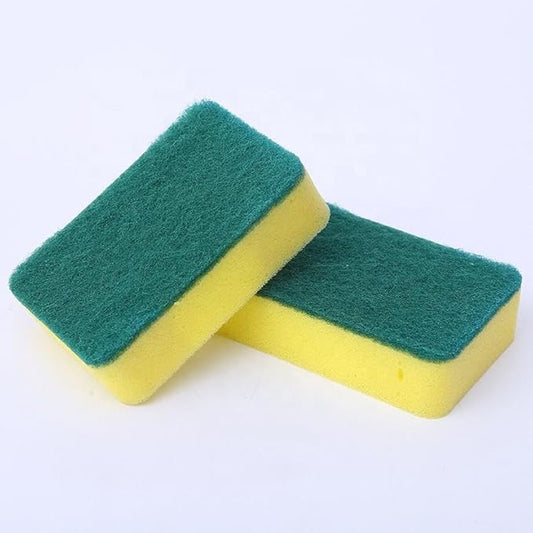 Generic Cleaning Sponges, 2-Pack, Safe on Dishes, Counters or More