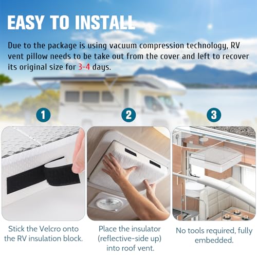 RV Vent Insulator,14"x14"x2.8" - Image 6