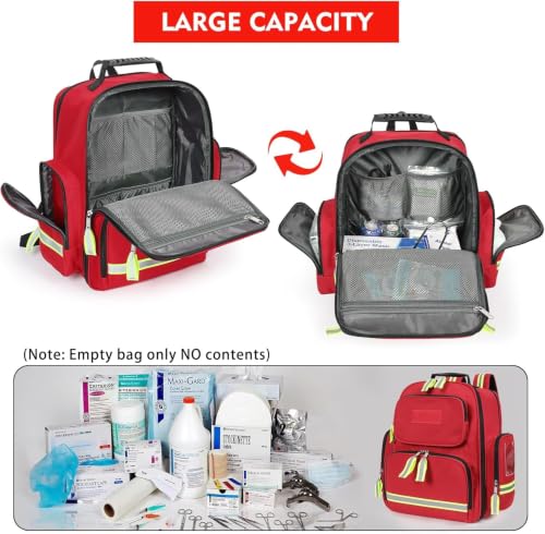 Gatycallaty First Aid Backpack - Multi Pocket Emergency - Image 4