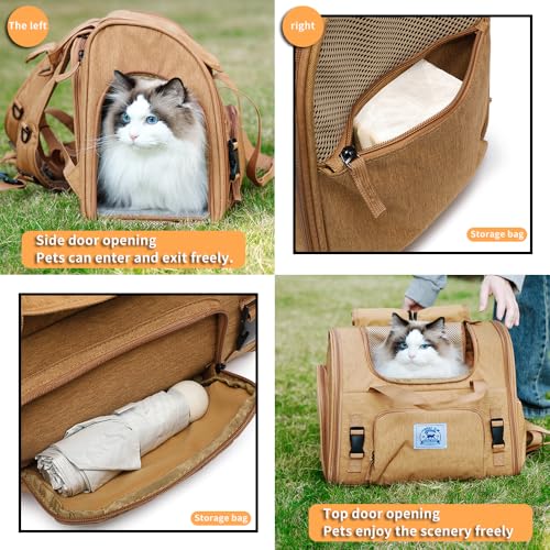 Pet Backpack Carrier for Small Dogs Medium Cats, Puppies - Image 4