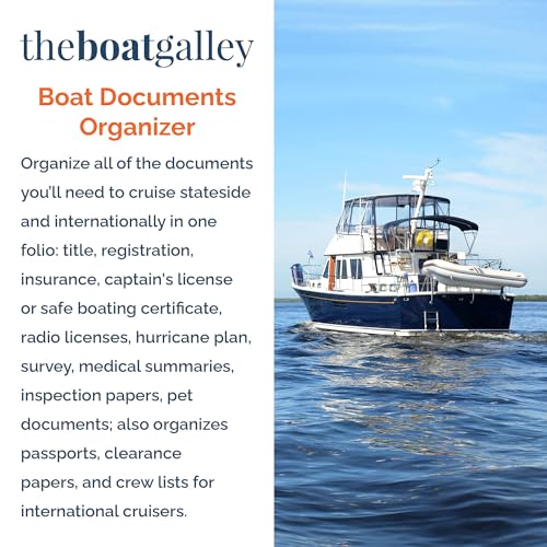 Boat Documents Organizer - Large Size Water Resistant Case - Image 4