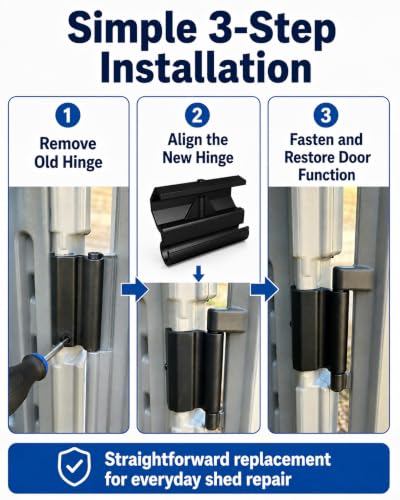 Replacement Vertical Shed Door Hinge Compatible | Hardware & Fasteners - Image 7