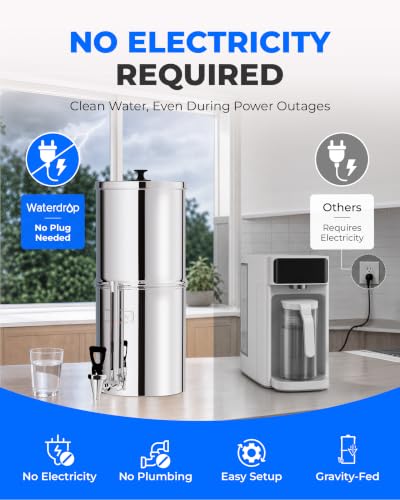 Waterdrop TK Gravity Water Filter System, NSF/ANSI 42&372 - Image 4