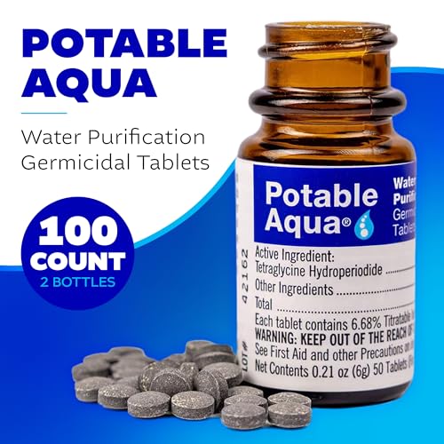 Potable Aqua Water Purification Tablets, Portable | Travel Essentials - Image 3
