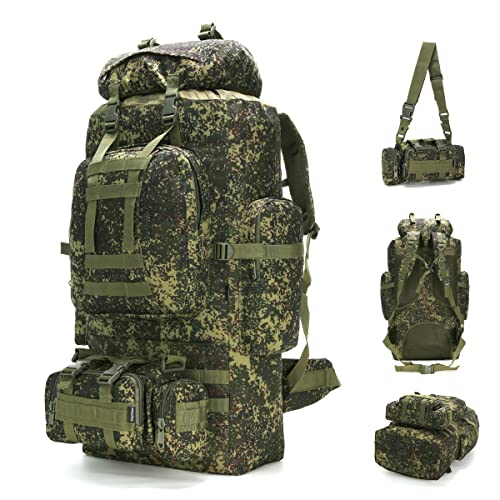 King'sGuard 100L Camping Hiking Backpack Molle Rucksack - Image 2