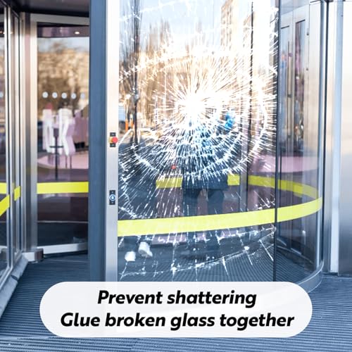 Security Safety Shatterproof Window Film 4 Mil Clear 35.4x78.7in - Image 4