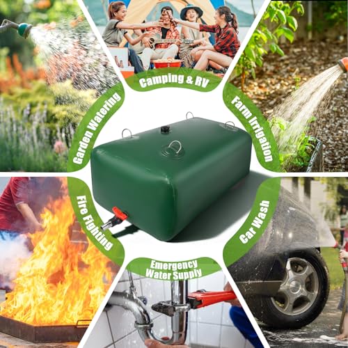 113L/29.8Gallon Water Storage Bladder, Foldable Portable - Image 7