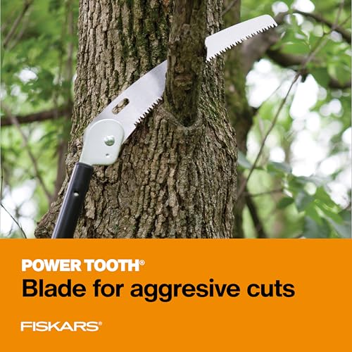 Fiskars 3-8 Ft Extendable Manual Pole Saw with 12" Hand Saw Blade - Image 6