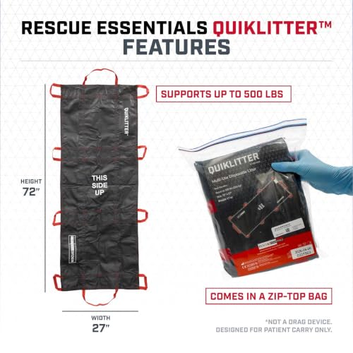 Rescue Essentials Public Access QuikLitter Stretcher 500 lb - Image 4