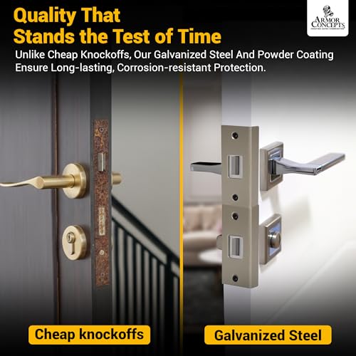 Door Armor MAX 5 Piece Door Reinforcement Kit, Anti Kick in Door - Image 5