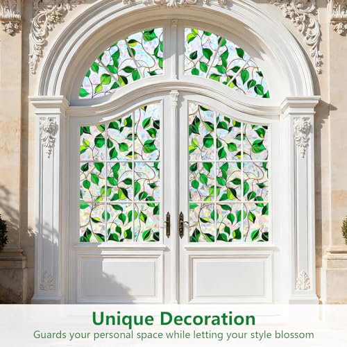 Kromapolis Window Privacy Film Rainbow Decorative Stickers, 17.5" - Image 6