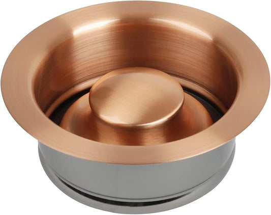 Akicon Kitchen Sink Copper Finish Garbage Disposal Flange Stopper, One Size Disposal Rim, Fit 3-1/2 Inch Standard Sink Drain Hole