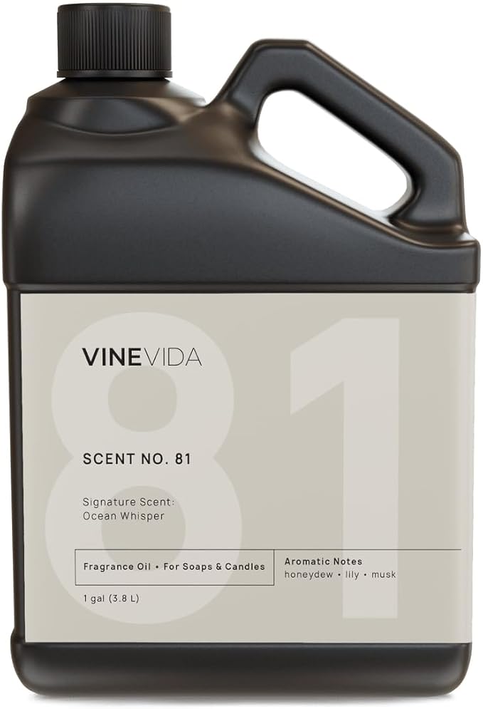 VINEVIDA [128oz] Scent No.81 Fragrance Oil for Candle & Soap Making - Made in USA Natural Candle Scents