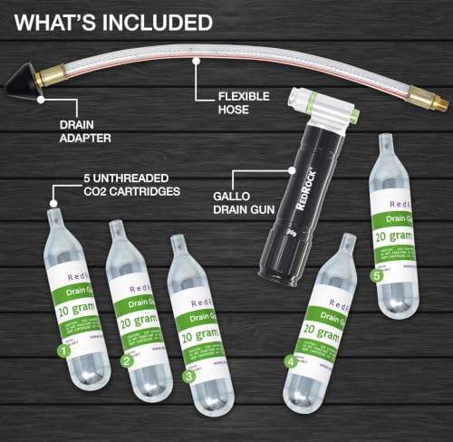 RedRock Gallo Drain Gun AC Drain Line Cleaner Tool, HVAC - Image 3