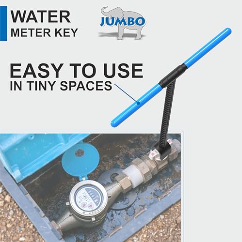 JUMBO 36" Water Meter Key With 7-1/2” T-Handle - Image 6