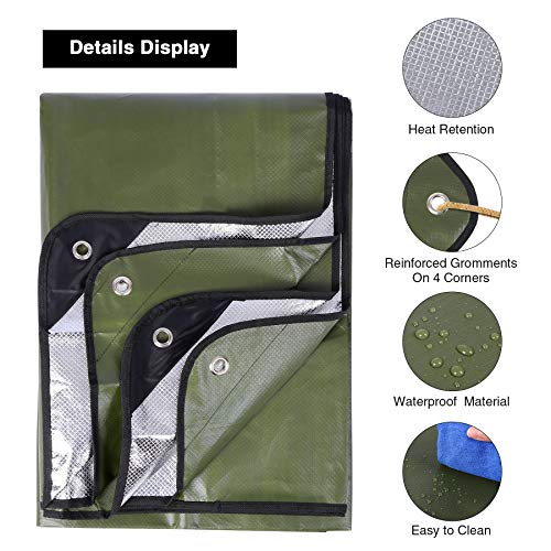 Insulated Tarp, Multipurpose Emergency Thermal Tarps - Image 5