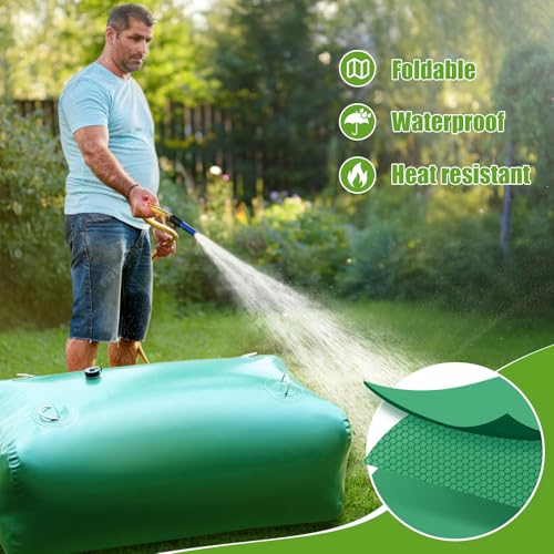 113L/29.8Gallon Water Storage Bladder, Foldable Portable - Image 3